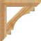 Ekena Millwork Merced Slat Rough Sawn Bracket, Western Red Cedar, 4"W x 26"D x 26"H BKT04X26X26MRC06RWR - alternate 2